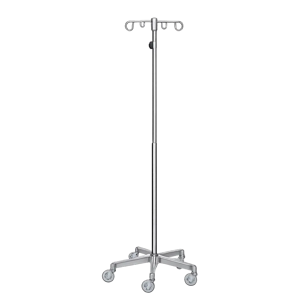 Aluminum Base IV Pole