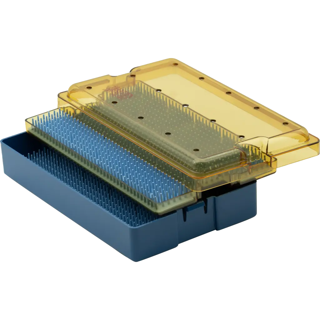 Double Decker Dome Lid Micro Sterilization Tray