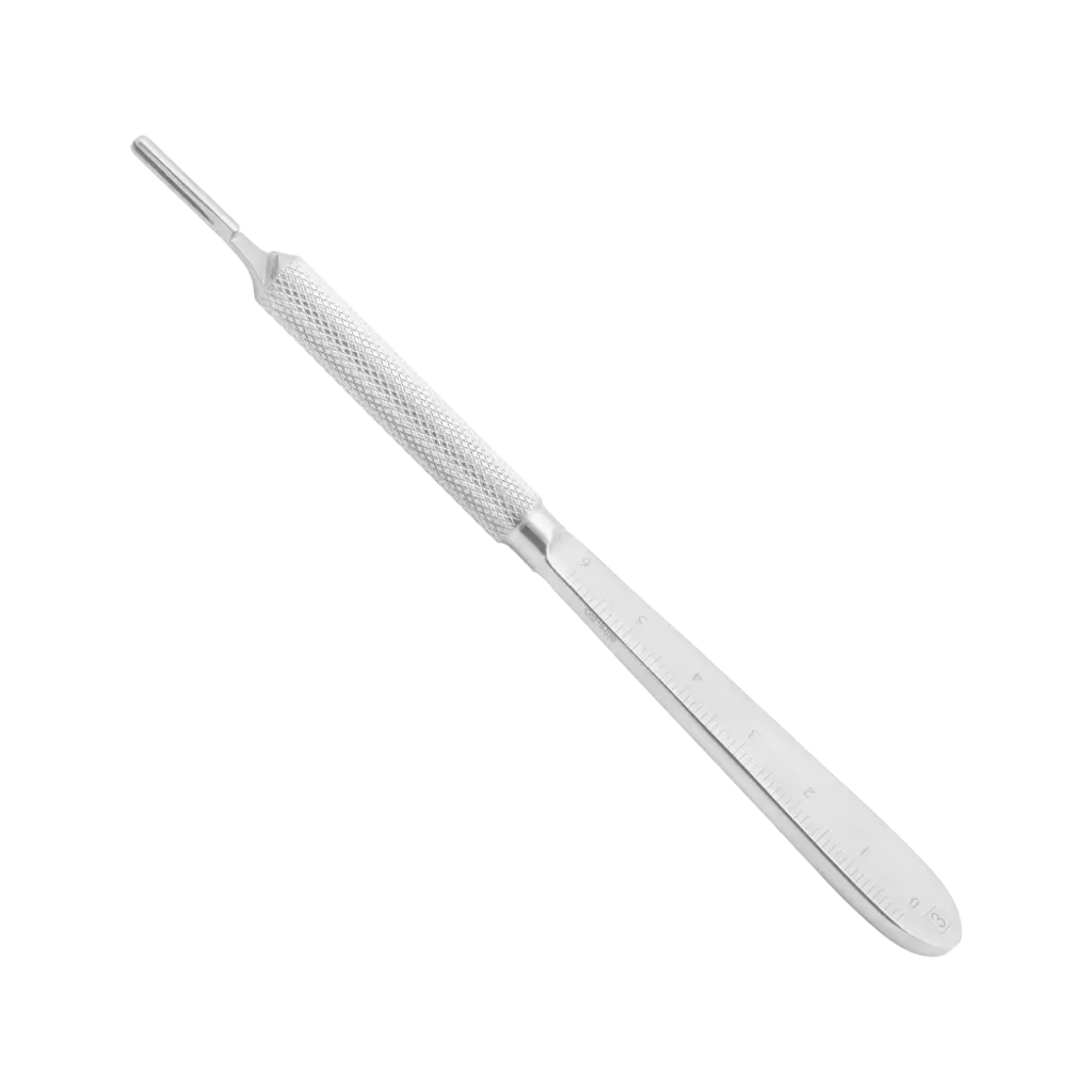 Scalpel Handle #3 Round with Ruler