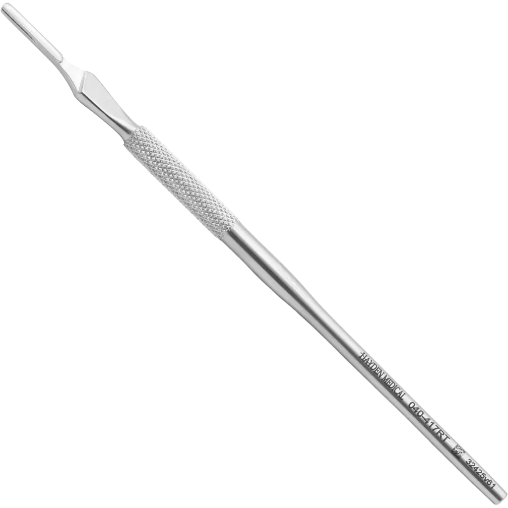 Scalpel Handle #3 Thin Siegal Round 