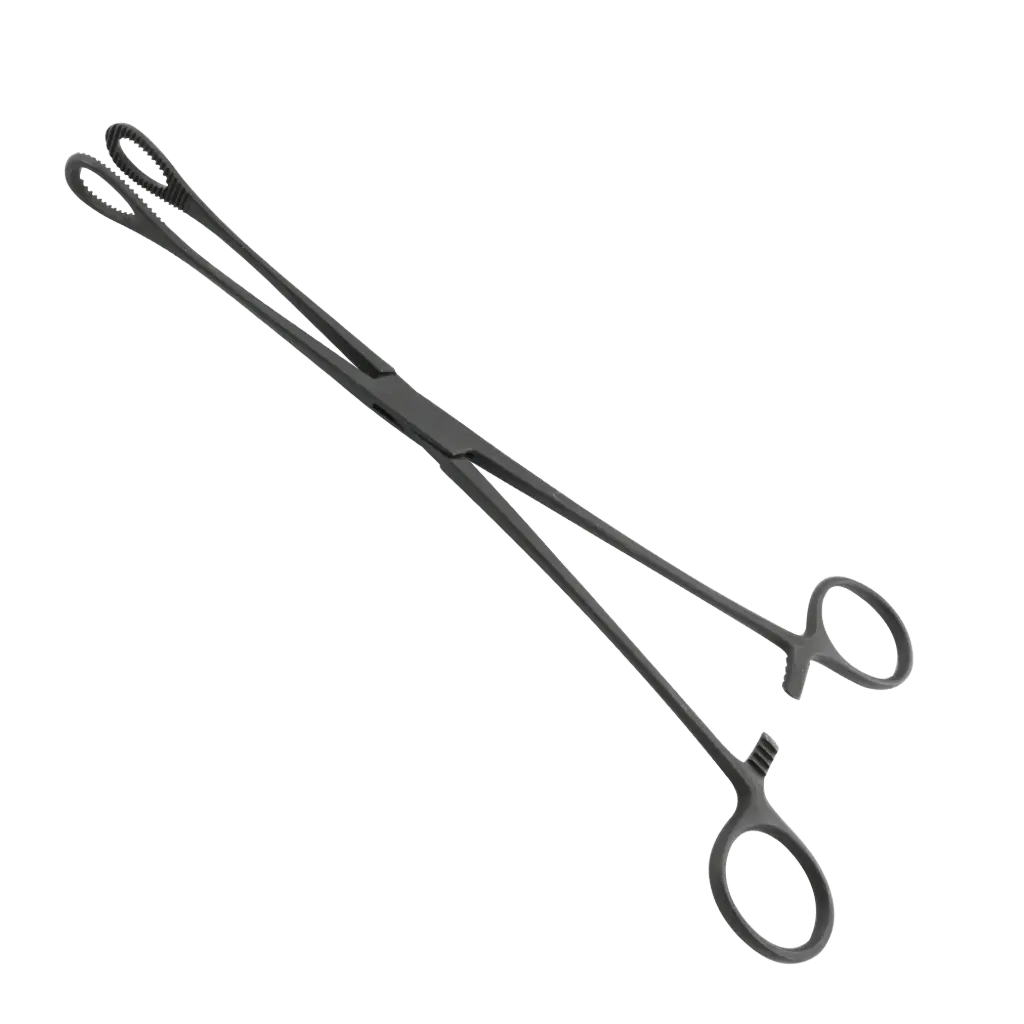 Ebonized Foerster Sponge Forceps