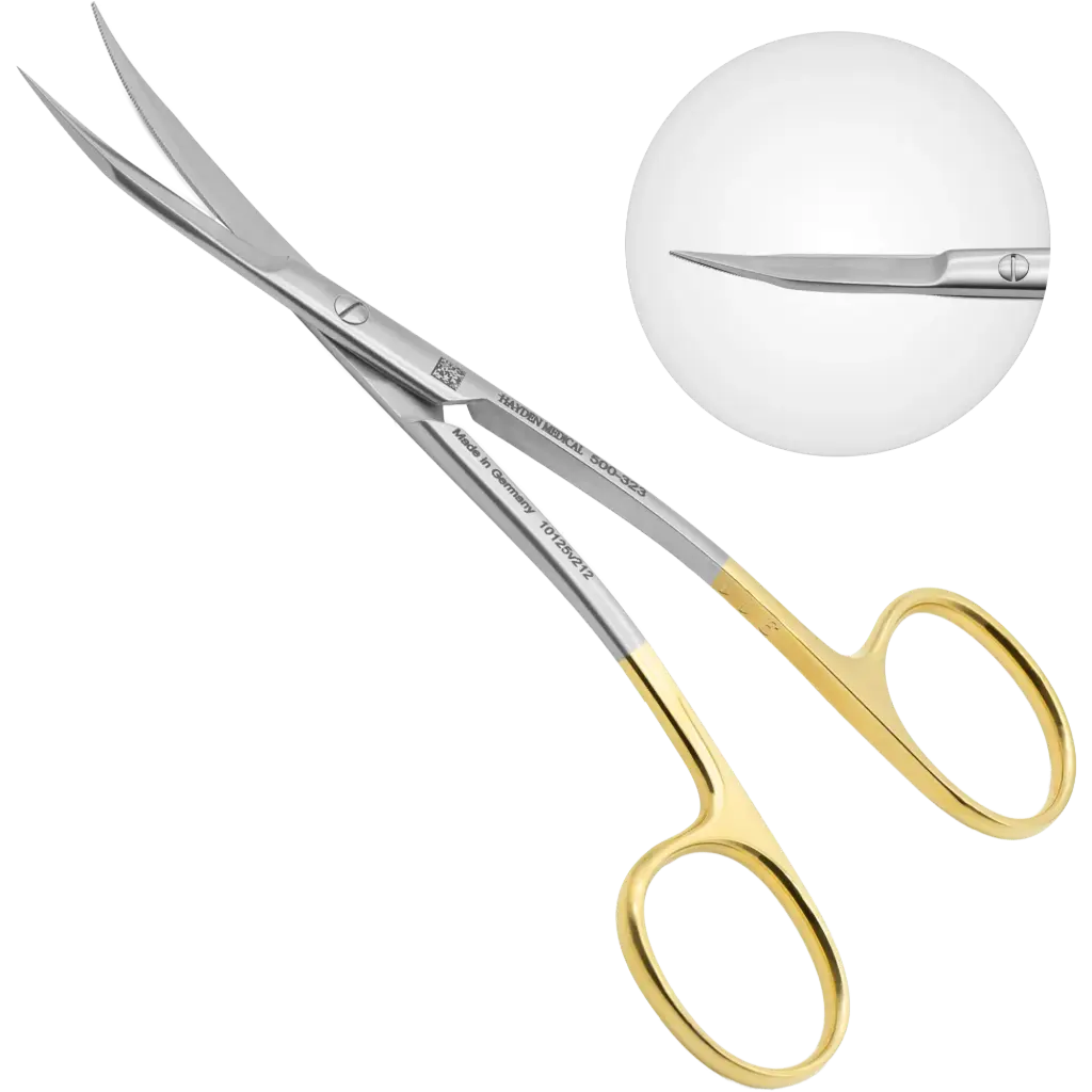 Goldman–Fox Curved-Shank Scissors (TC)