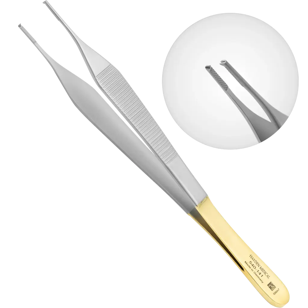 Adson Tissue Forceps with Tying Platform (TC)