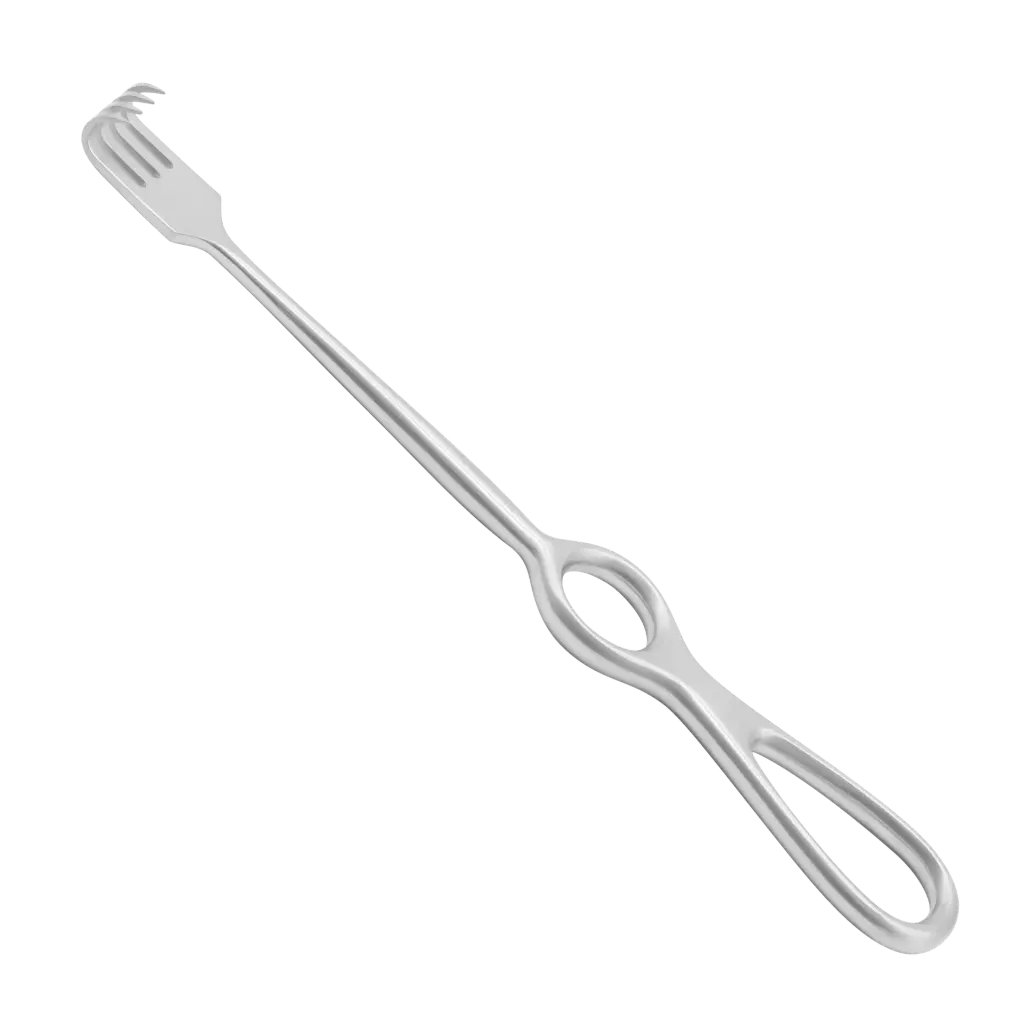 Volkman Rake Retractor with ring handle