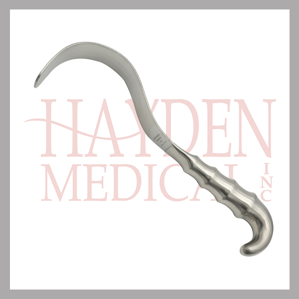 Deaver Retractor, hollow grip handle