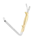 Ferriera Style Breast Retractor with Fiber-Optic & Suction