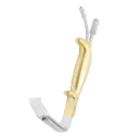 Tebbetts Style Breast Retractor with Fiber-Optic & Suction