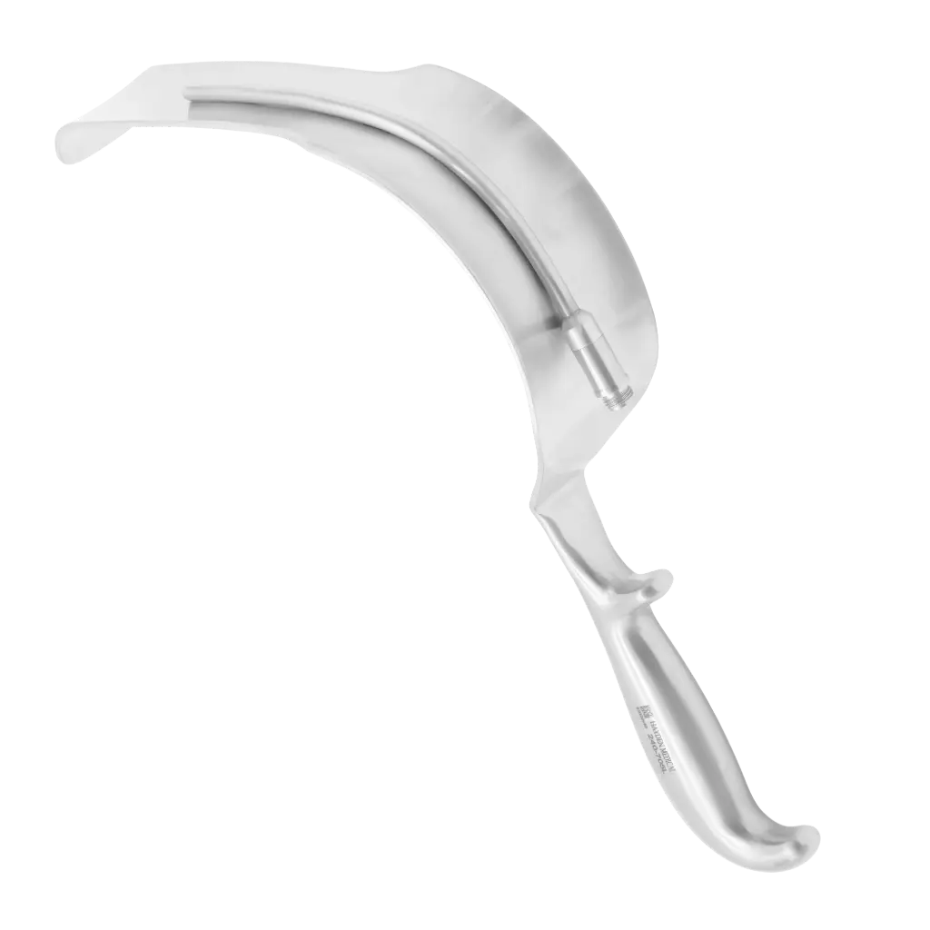Deep Narrow Pelvic Fiber-Optic Retractor