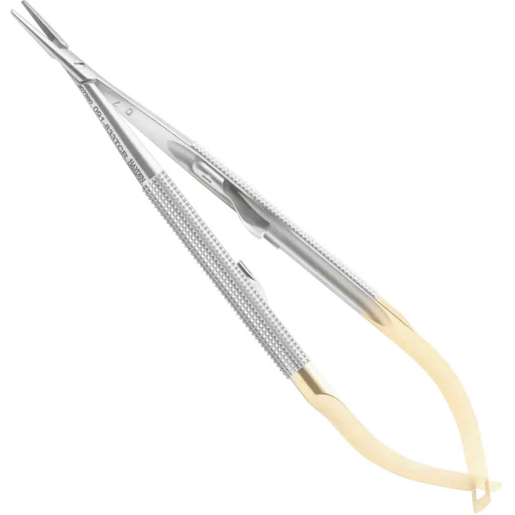 Castroviejo Round Needle Holder (TC)