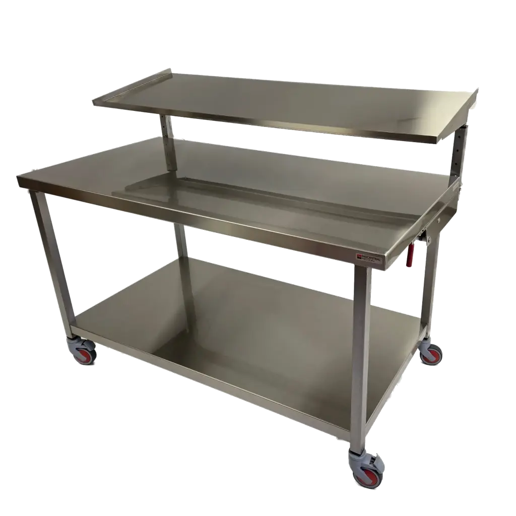 Folding Two-Tier Table 