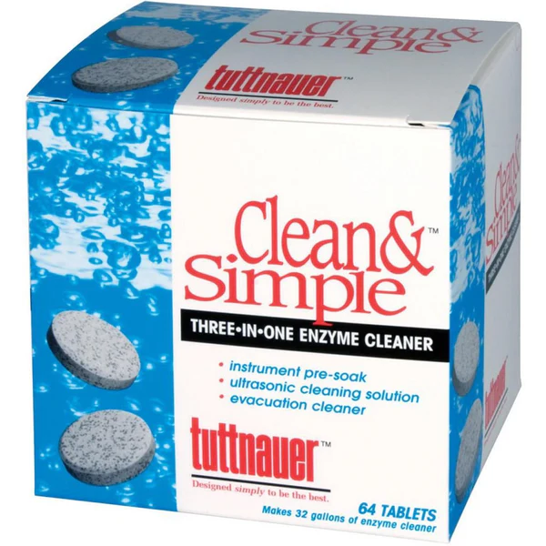 Clean & Simple Ultrasonic/Enzymatic Tablets 