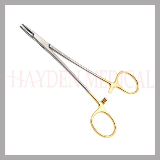 [520-100LH] Left-Handed Crile-Wood Needle Holder (TC)