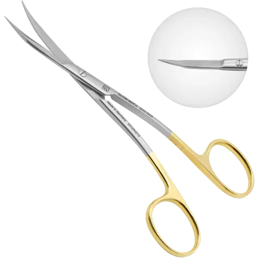 [500-323] Goldman–Fox Curved-Shank Scissors (TC)