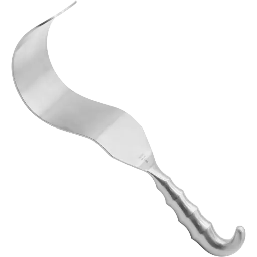 Deaver Retractor, hollow grip handle