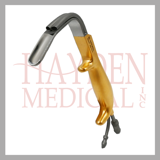 Ferriera Style Breast Retractor with Fiber-Optic & Suction