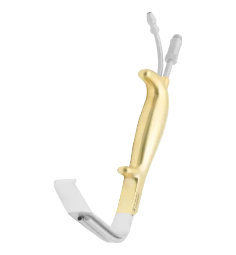 Tebbetts Style Breast Retractor with Fiber-Optic & Suction