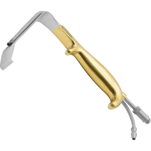 Tebbetts Style Breast Retractor with Fiber-Optic & Suction