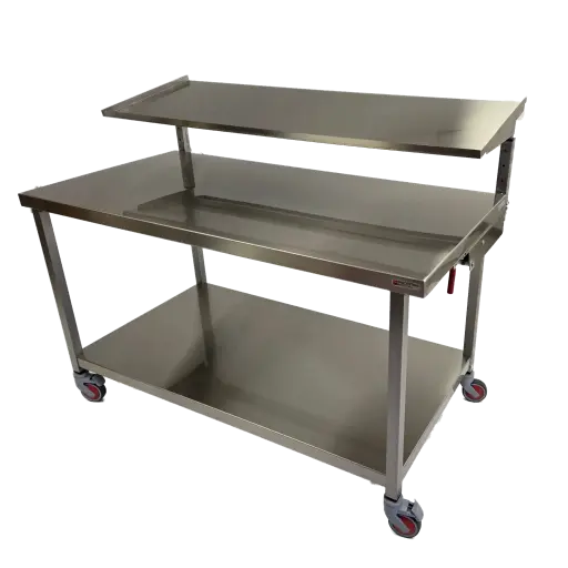 Folding Two-Tier Table 