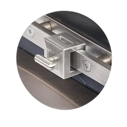 [MCM162] Stainless Steel Side Rail Socket