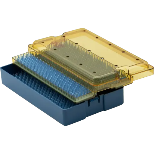 [030-110D] Double Decker Dome Lid Micro Sterilization Tray