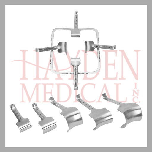 [105-460] Kirschner Square Abdominal Retractor Set