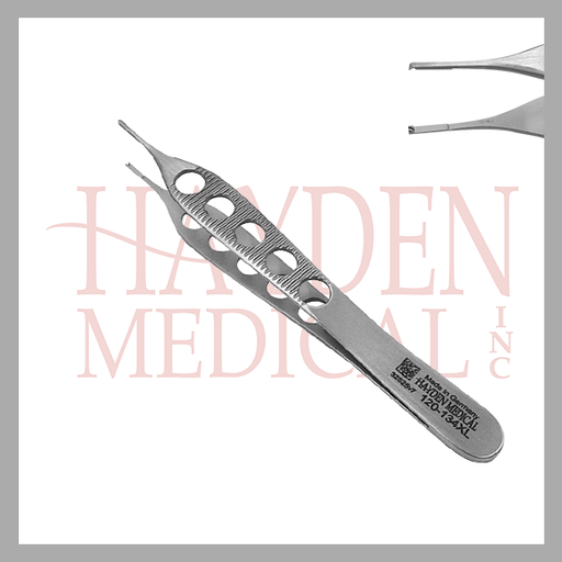 [120-134XL] Adson Fenestrated Tissue Forceps