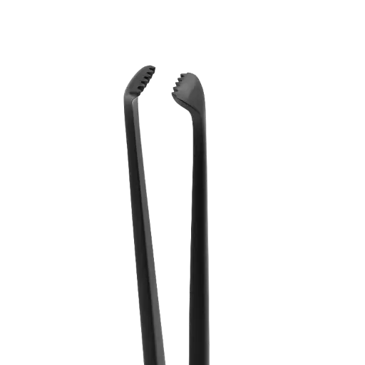 [140-812E] Ebonized Allis Tissue Forceps