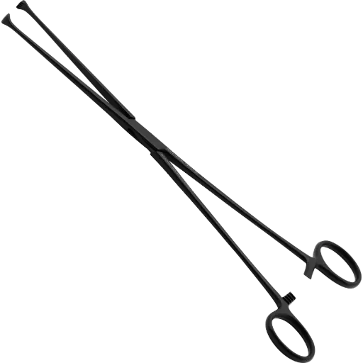 [140-812E] Ebonized Allis Tissue Forceps