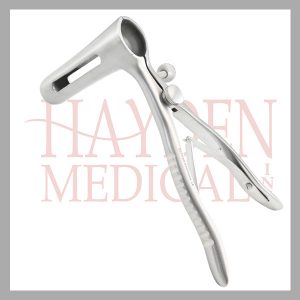 280-002-Sims-Rectal-Speculum-6-15.2cm-long-wset-screw-fenestrated-blades-3-12-8.9cm-long-x-58-1.6cm-wide-at-distal-end
