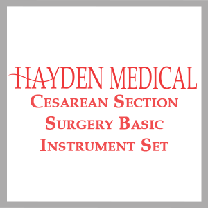 Cesarean Section Surgery Basic Instrument Set