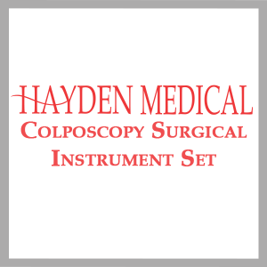 Colposcopy Surgical Instrument Set