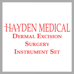 Dermal Excision Surgery Instrument Set