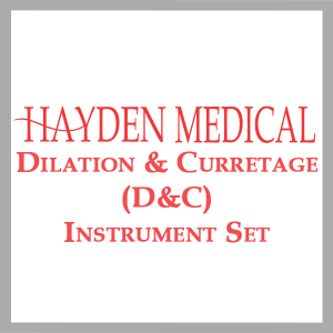 Dilation and Curretage Instrument Set