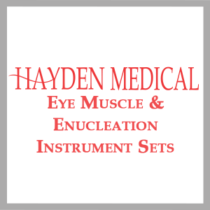 Eye Muscle & Enucleation Instrument Sets