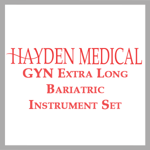 GYN Extra Long Bariatric Instrument Set