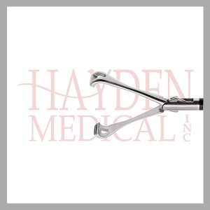 HE13-1341 Babcock Laparoscopic Grasper 10mm, D/A 40mm long horizontal serrated jaws
