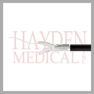 HE13-1467 Laparoscopic Metzenbaum Scissors 5mm, D/A 17mm long curved medium blades