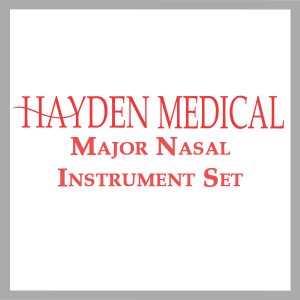 Major Nasal Instrument Set