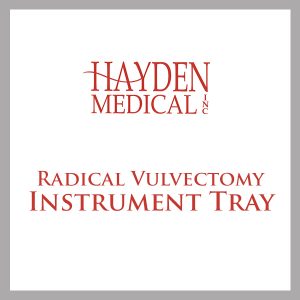 Radical Vulvectomy Instrument Tray