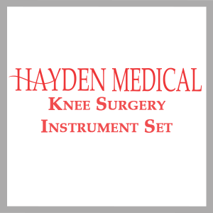Knee surgery instrument set