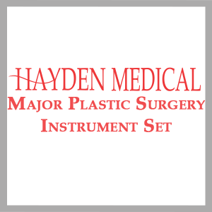 Major Plastic Surgery Instrument Set