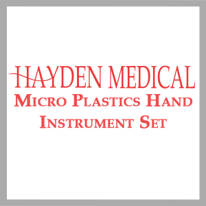 Micro Plastics Hand Instrument Set