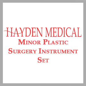 Minor Plastic Surgery Instrument Set