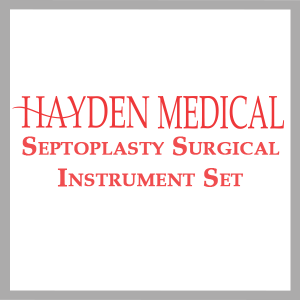 Septoplasty Surgical Instrument Set