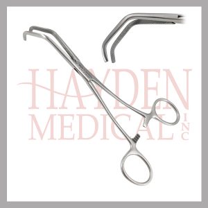 251-108-Satinsky-Vascular-Clamp-for-Vena-Cava-6-12-27.3cm-pediatric-size-inside-jaw-length-32mm-x-7mm-depth