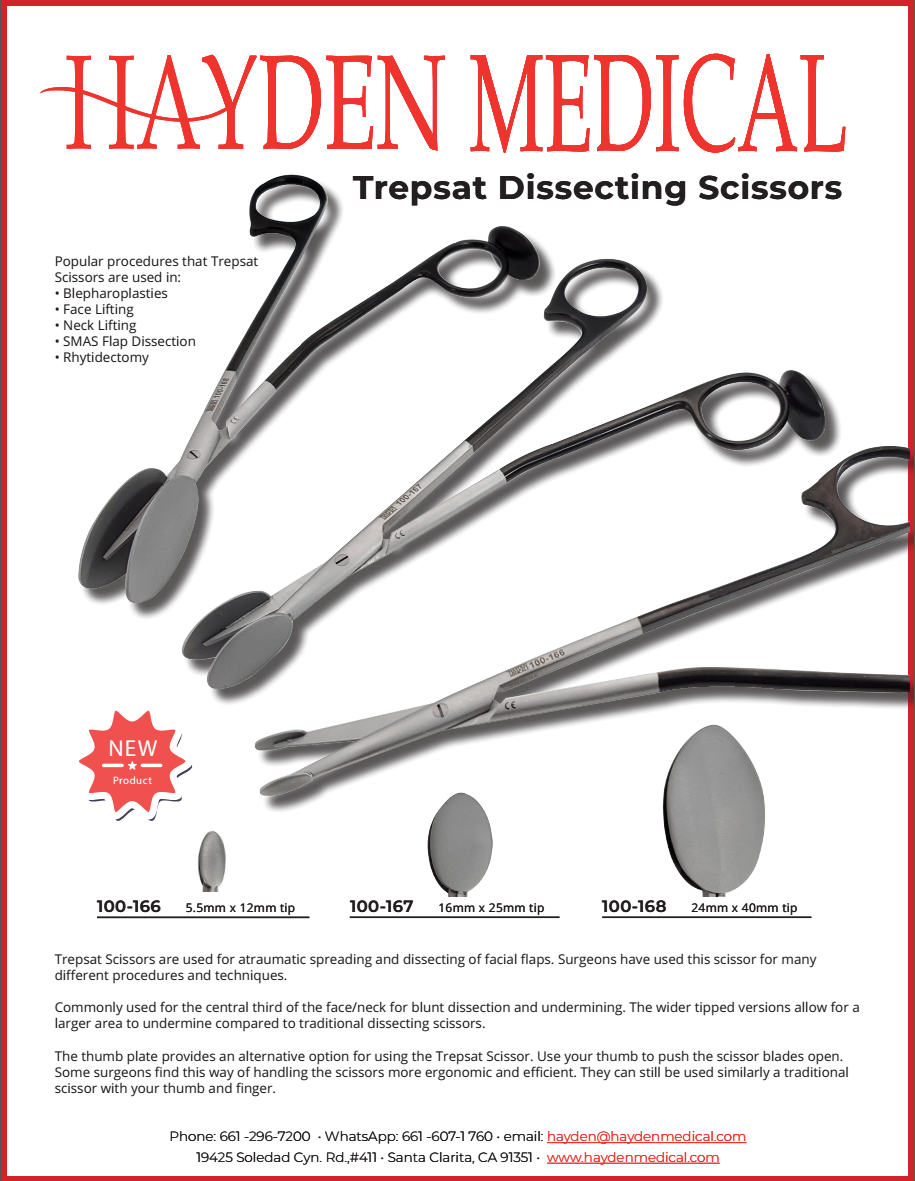 Trepsat Scissors - Facial Flap DIssecting Scissors Flyer