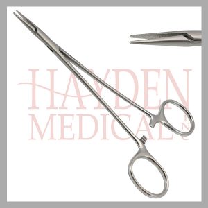 620-124-Loeffler-Needle-Holder-6-15cm-delicate-short-jaws-diamond-dusted