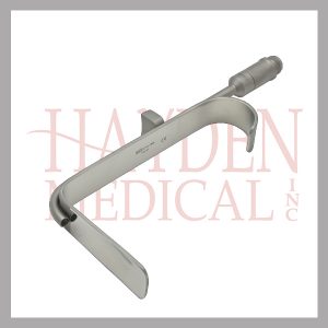 210-180L Submental Fiberoptic Retractor, 4-14 (11cm), 49mm Tapered Blade, 60mm x 18mm