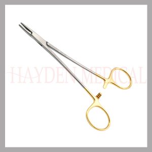520-100 Crile-Wood Needle Holder 6 (15cm), serrated jaws, tungsten carbide